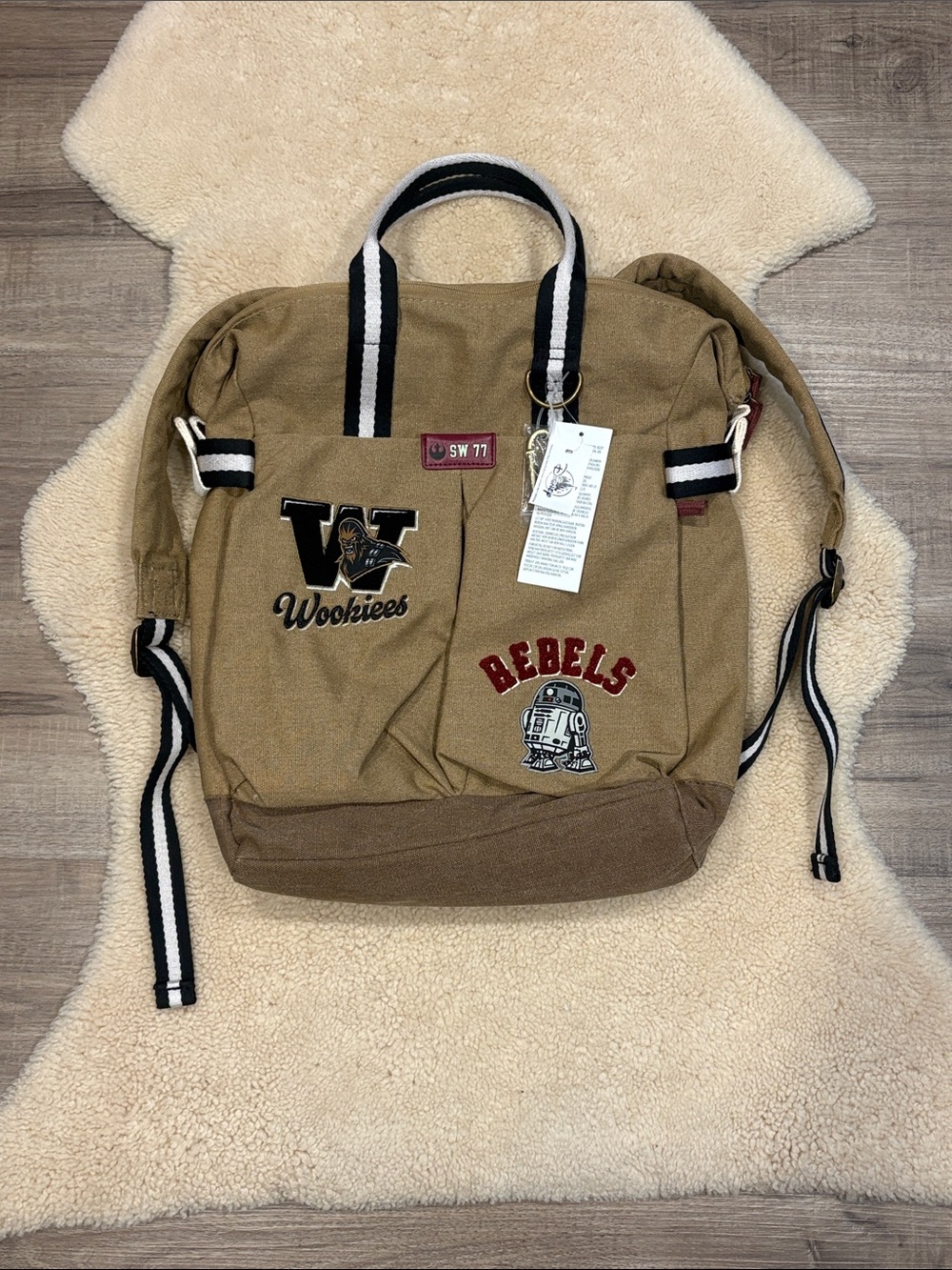 Disney Star Wars canvas backpack with handles, OS